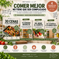 30 Cenas Antiinflamatorias + 🎁 3 Bonus de regalo.
Comer mejor no tiene que ser complicado.